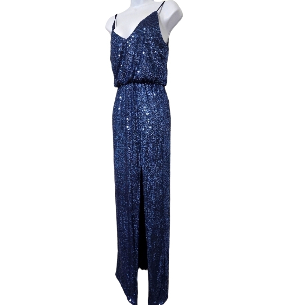 New Fashion Nova Sequin‎ Slit Dress